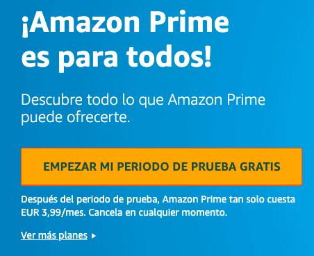 Como tener Amazon Prime gratis