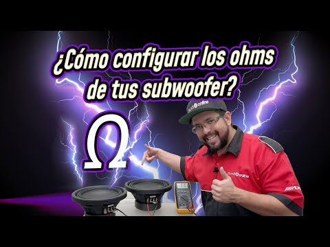 &iquest;Cu&aacute;ntos ohms debe tener un subwoofer?