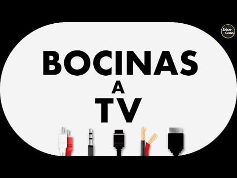 &iquest;C&oacute;mo conectar unos altavoces viejos a la TV?