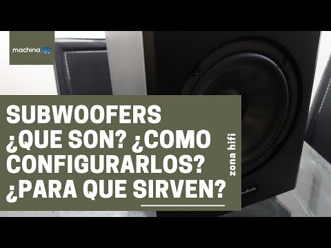 &iquest;Qu&eacute; quiere decir subwoofer?