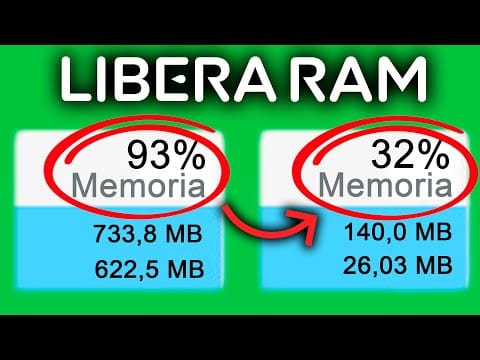 &iquest;C&oacute;mo liberar espacio en la memoria RAM?