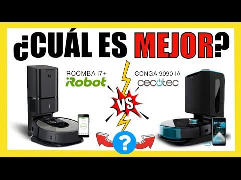 &iquest;Qu&eacute; diferencia hay entre Roomba y Conga?