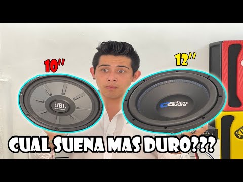 &iquest;Qu&eacute; es mejor un woofer de 10 o de 12?