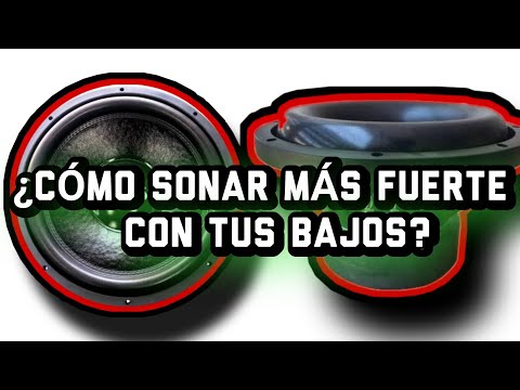 &iquest;C&oacute;mo suena m&aacute;s duro un bajo?
