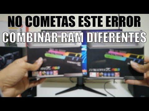 &iquest;Qu&eacute; pasa si pongo memoria RAM diferente?