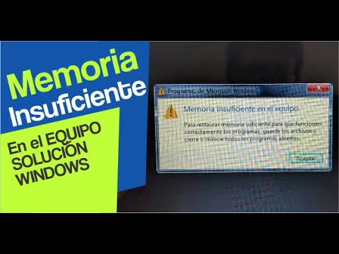 &iquest;Qu&eacute; pasa si el ordenador no tiene suficiente memoria RAM?
