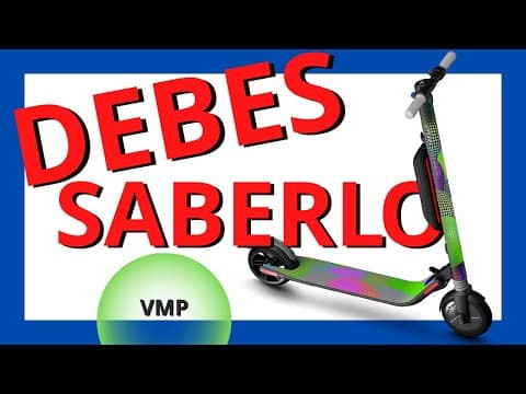 Por qu&eacute; carreteras puede circular un patinete