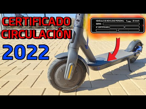 C&oacute;mo certificar mi patinete