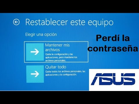 &iquest;C&oacute;mo reiniciar un ASUS de f&aacute;brica?