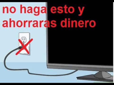 &iquest;Cu&aacute;nto consume un televisor apagado?