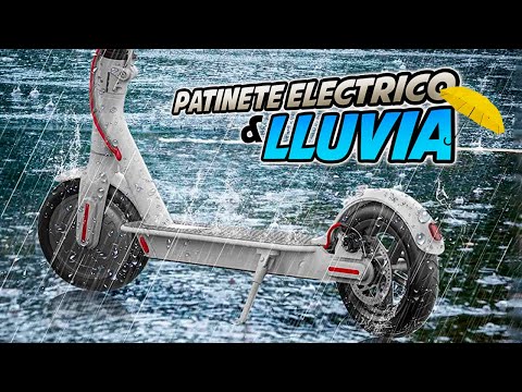C&oacute;mo ir en patinete si llueve